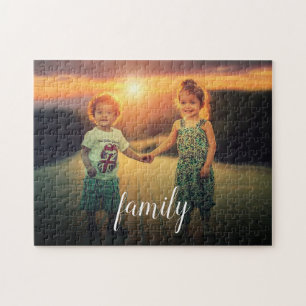 Skapa ditt eget fotoskript för familjen pussel