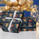 Skapa ditt eget fotoskript i God jul Presentpapper<br><div class="desc">Skapa ditt eget foto Wrapping Papper Nice-svepande pappert för dina julklappar. Du kan lägga till egna foton och texter för att anpassa dem.</div>
