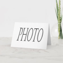 Skapa ditt eget fotoskrivarkort kort
