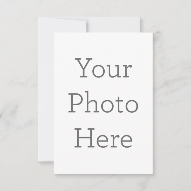 8.9 x 12.7 cm Platt Save The Date-kort (Framsida)