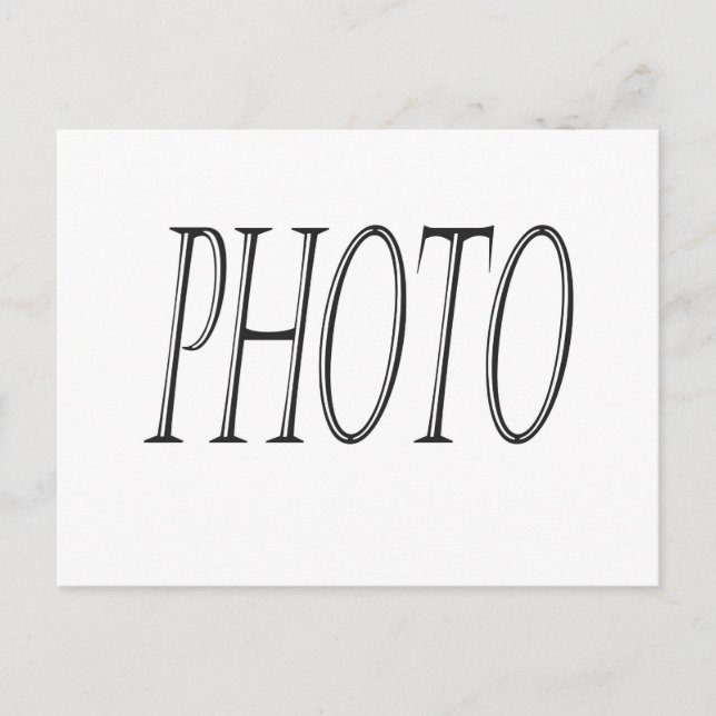Skapa ditt eget fotovykort vykort (Framsida)