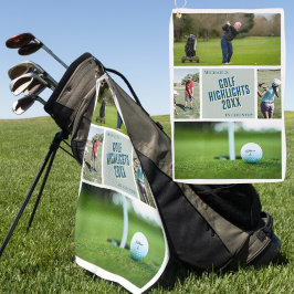 Skapa ditt eget golffoto Golf Towel