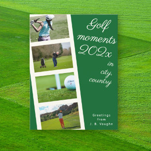 Skapa ditt eget golfsemester-foto Postkort Vykort