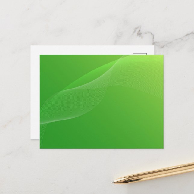 SKAPA DITT EGET GRÖNA BREVKORT VYKORT (Fram/Back In Situ)