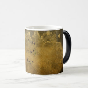 Skapa ditt eget Guld Spatter Black Magisk Mugg