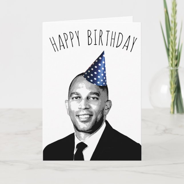 Skapa ditt eget Hakeem Jeffries födelsedagskort Kort (Framsida)