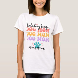 Skapa ditt eget Hund Mamma T Shirt