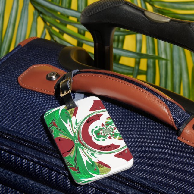 Skapa ditt eget i kärlek vackra Etiopien Bagagebricka (Framsida Insitu 1)