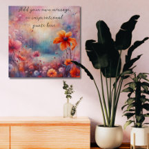skapa ditt eget inspirerande budskap, blommor