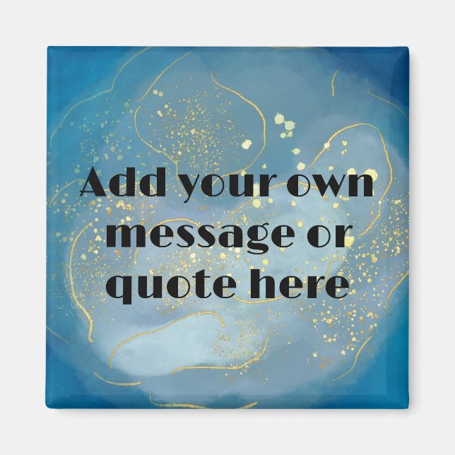 Skapa ditt eget inspirerande citat Magnet (Framsidan)