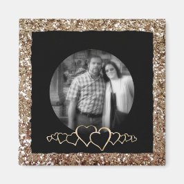 Skapa ditt eget instagram | DIY Photo Glitter Magnet