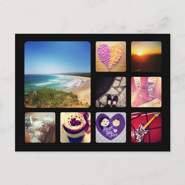 Skapa ditt eget Instagram-vykort Vykort (Framsida)