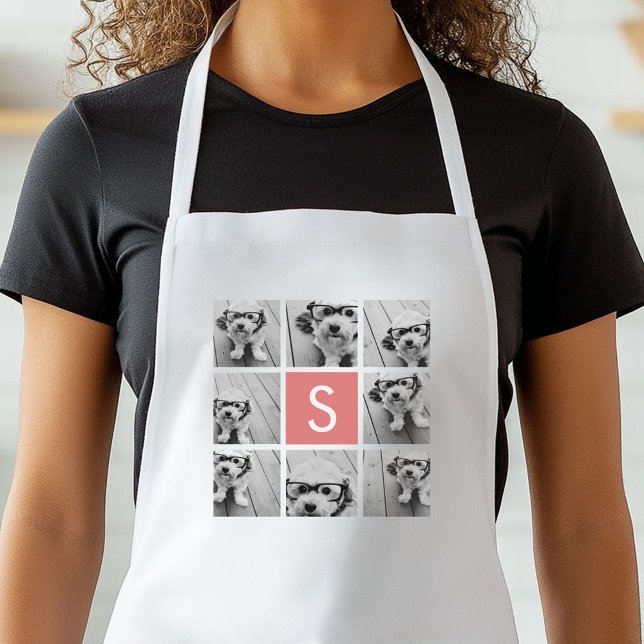 Skapa ditt eget intstagram Collage Anpassningsbar  Förkläde (Personalized Kitchen Apron)