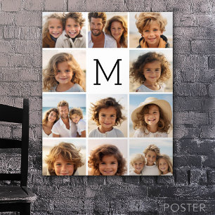 Skapa ditt eget intstagram Collage Anpassningsbar  Poster