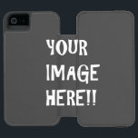 Skapa ditt eget iPhone SE  iPhone 5/5s-väska<br><div class="desc">Utforma din egen Black iPhone SE  iPhone 5/5s Wallet Case med Zazzles fantastisk personalization verktyg. 
Lägg till egen text,  bild,  bild eller design.</div>