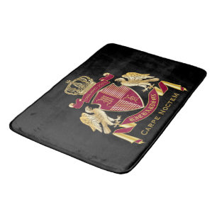 Skapa ditt eget Jacka av Arm Red Guld Eagle Emblem Badrumsmatta