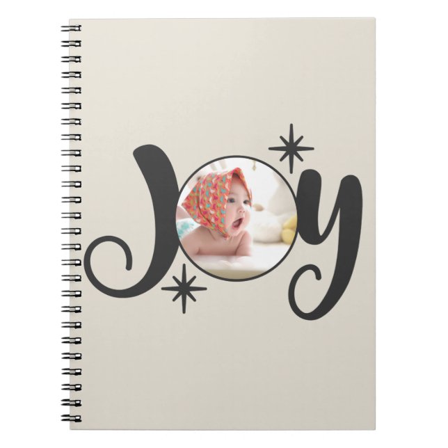 Skapa Ditt Eget JOY-foto Anteckningsbok (Framsidan)