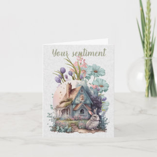 Skapa Ditt Eget Kaninhus & Vildblommor Kort