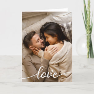 Skapa Ditt Eget Kärleksscript Romantiskt Par Foto Kort