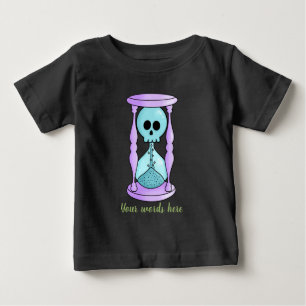 Skapa ditt eget Kawaii Skull Hourglass T Shirt