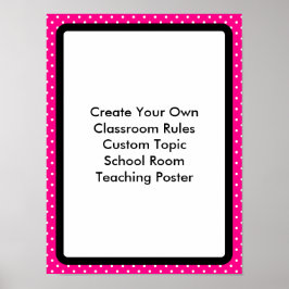 Skapa ditt eget klassrum för Anpassningsbar Poster