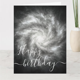Skapa Ditt Eget Kosmiska Moln Glad Födelsedag Kort