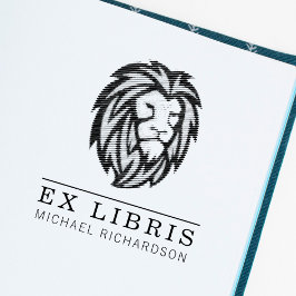 Skapa ditt eget Lejona emblem Ex Libris Stämpel