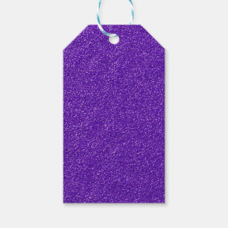 Skapa Ditt Eget Lila Glitter Presentetikett