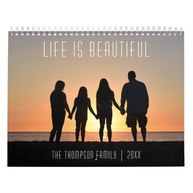 Skapa ditt eget liv är vackra familjefoton kalender (Omslag)