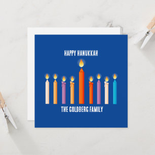 Skapa ditt eget Lycklig Hanukkah-kort