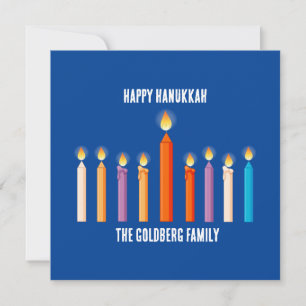 Skapa ditt eget Lycklig Hanukkah-kort