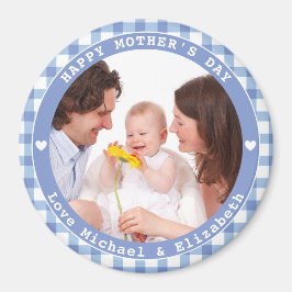 Skapa ditt eget Lycklig Mors dag-familjfoto Magnet