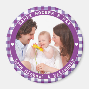 Skapa ditt eget Lycklig Mors dag-familjfoto Magnet