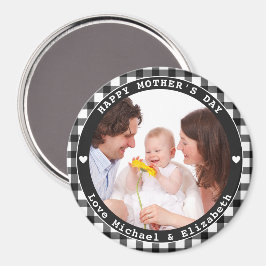Skapa ditt eget Lycklig Mors dag-familjfoto Magnet