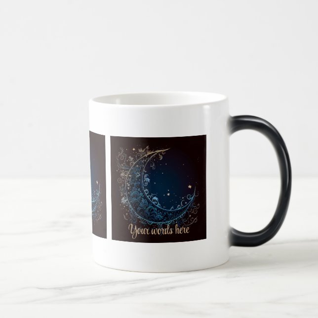 Skapa ditt eget magiska filigree Måne Magisk Mugg (Höger)