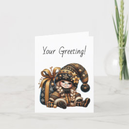 Skapa ditt eget magiska jultomtskal helgkort