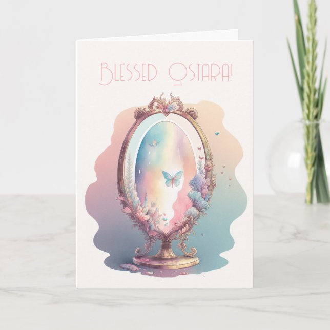 Skapa ditt eget magiska Spegel Helgkort (Framsida)