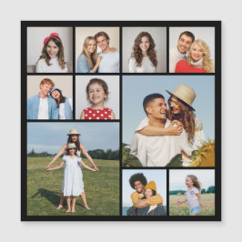 Skapa ditt eget magnetiska kort med 10 fotokollage