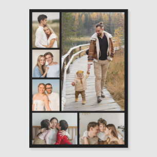 Skapa ditt eget magnetiska kort med 6 fotokollage