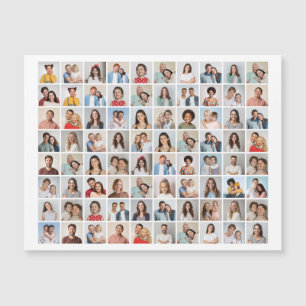Skapa ditt eget magnetiska kort med 80 fotokollage
