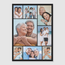 Skapa ditt eget magnetiska kort med 8 fotos kollag