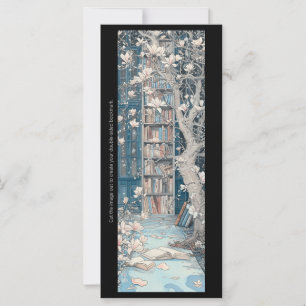 Skapa ditt eget Magnolia Bibliotek-bokmärkskort