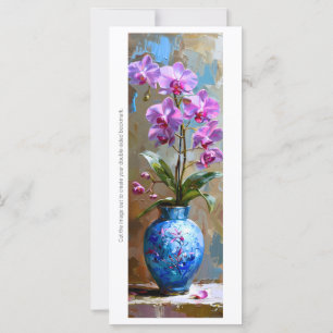 Skapa ditt eget målade bokmärke för Rosa Orchids