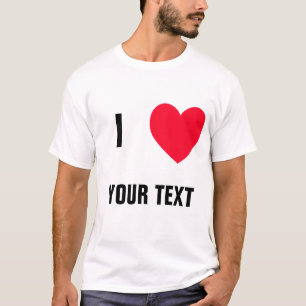 Skapa ditt eget "MIG ÄLSKAR (förbigå)," tshirte Tee