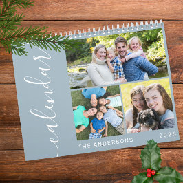 Skapa ditt eget minimum 3-fotokollage-skript kalender