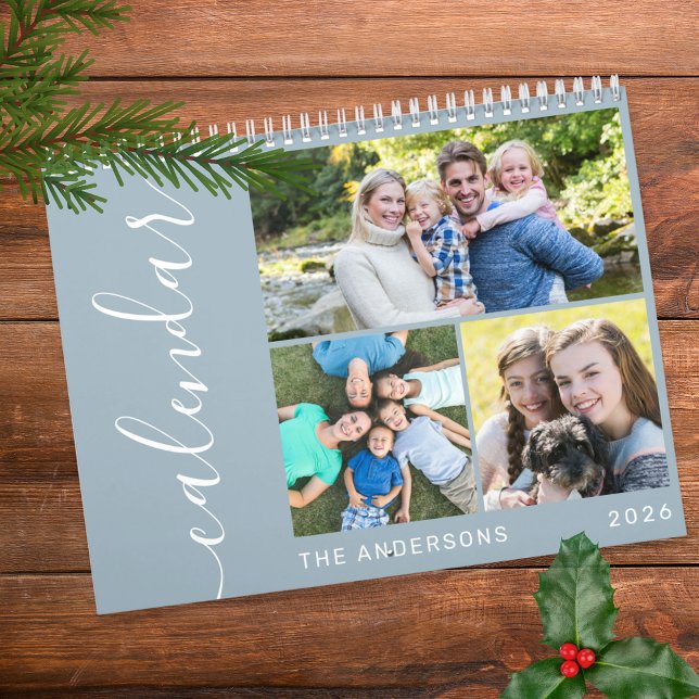 Skapa ditt eget minimum 3-fotokollage-skript kalender (Skapare uppladdad)