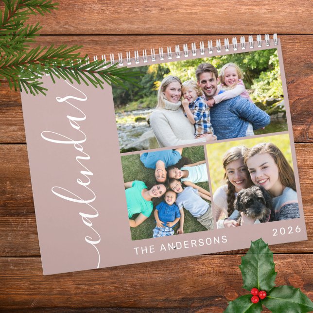 Skapa ditt eget minimum 3-fotokollage-skript kalender (Skapare uppladdad)