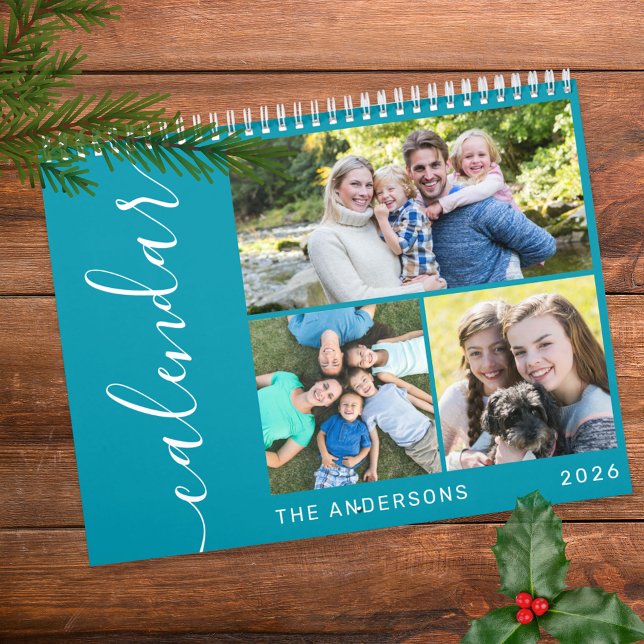 Skapa ditt eget minimum 3-fotokollage-skript kalender (Skapare uppladdad)