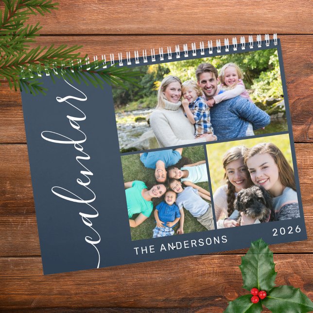 Skapa ditt eget minimum 3-fotokollage-skript kalender (Skapare uppladdad)