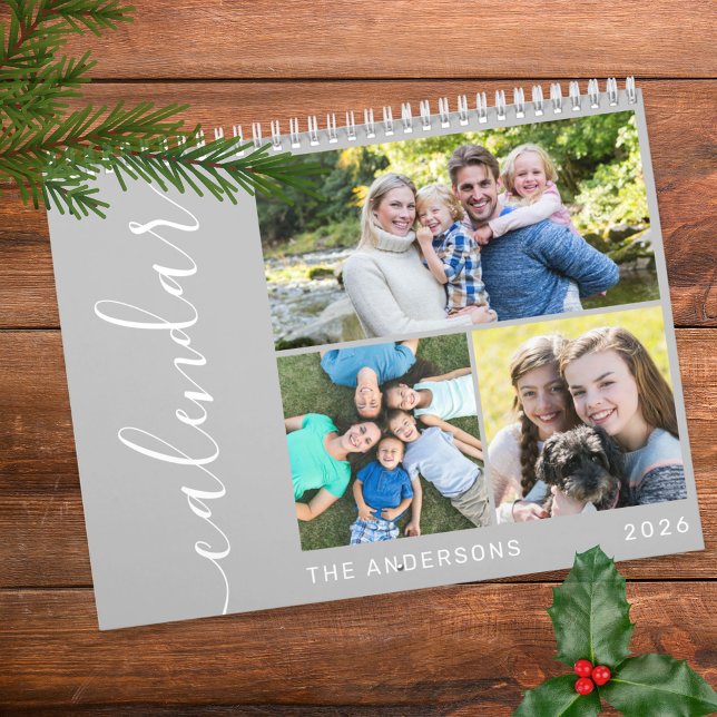 Skapa ditt eget minimum 3-fotokollage-skript kalender (Skapare uppladdad)